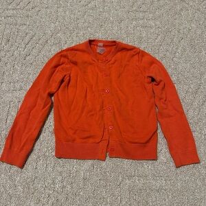 Primary Girls Vibrant Orange Cardigan